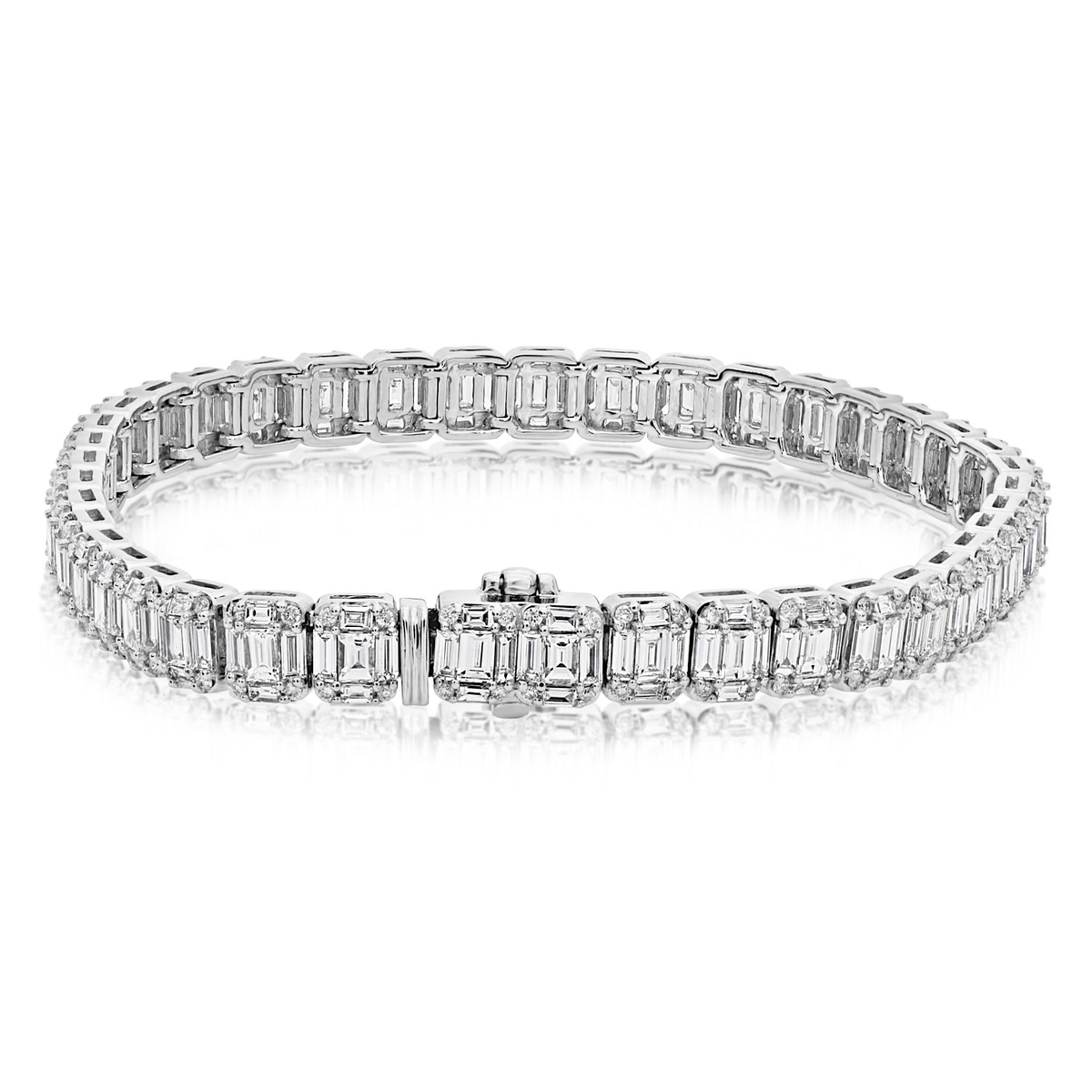 Baguette Diamond Bracelet — view 2