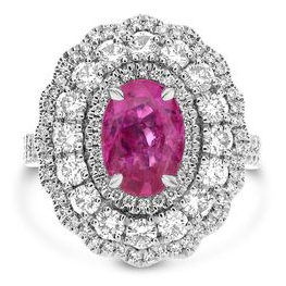 Oval Ruby Ring — view 1