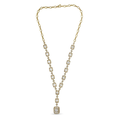 Baguette Diamond Necklace — view 1