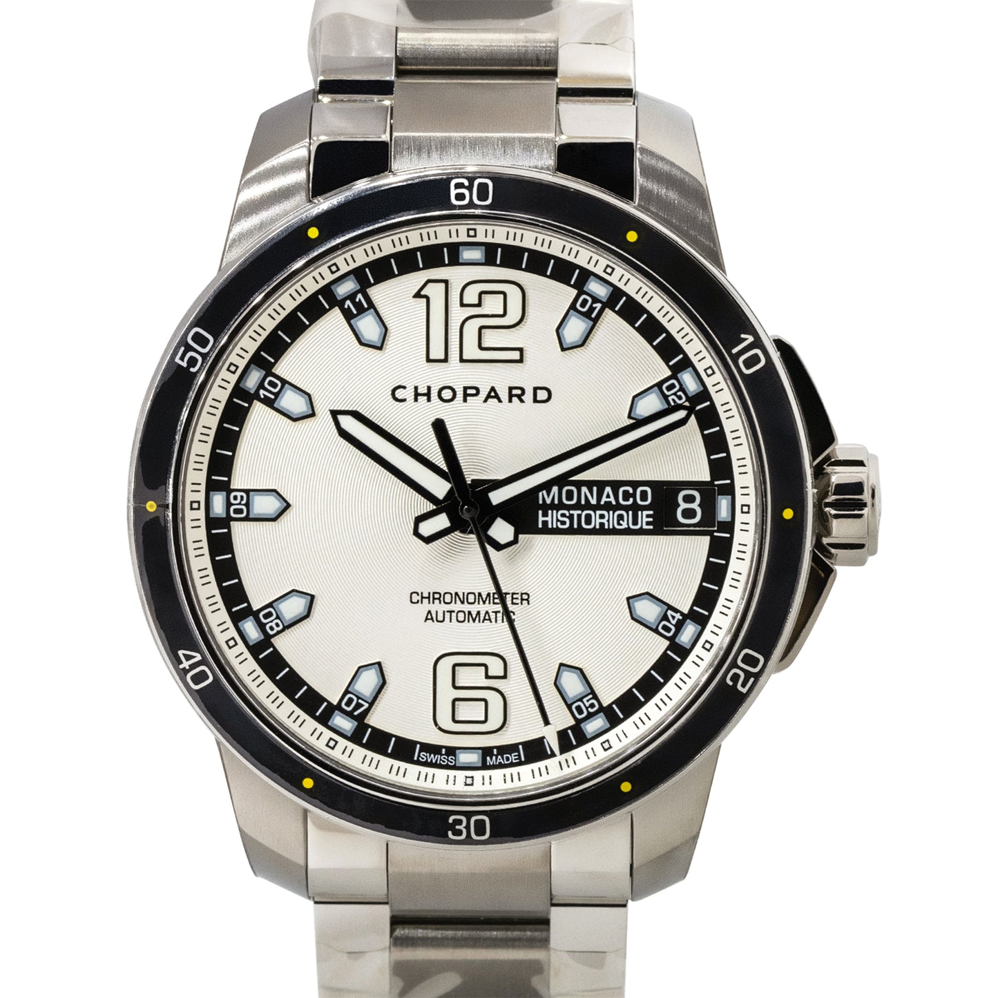 Chopard Grand Prix De Monaco Stainless Steel Silver Dial Watch