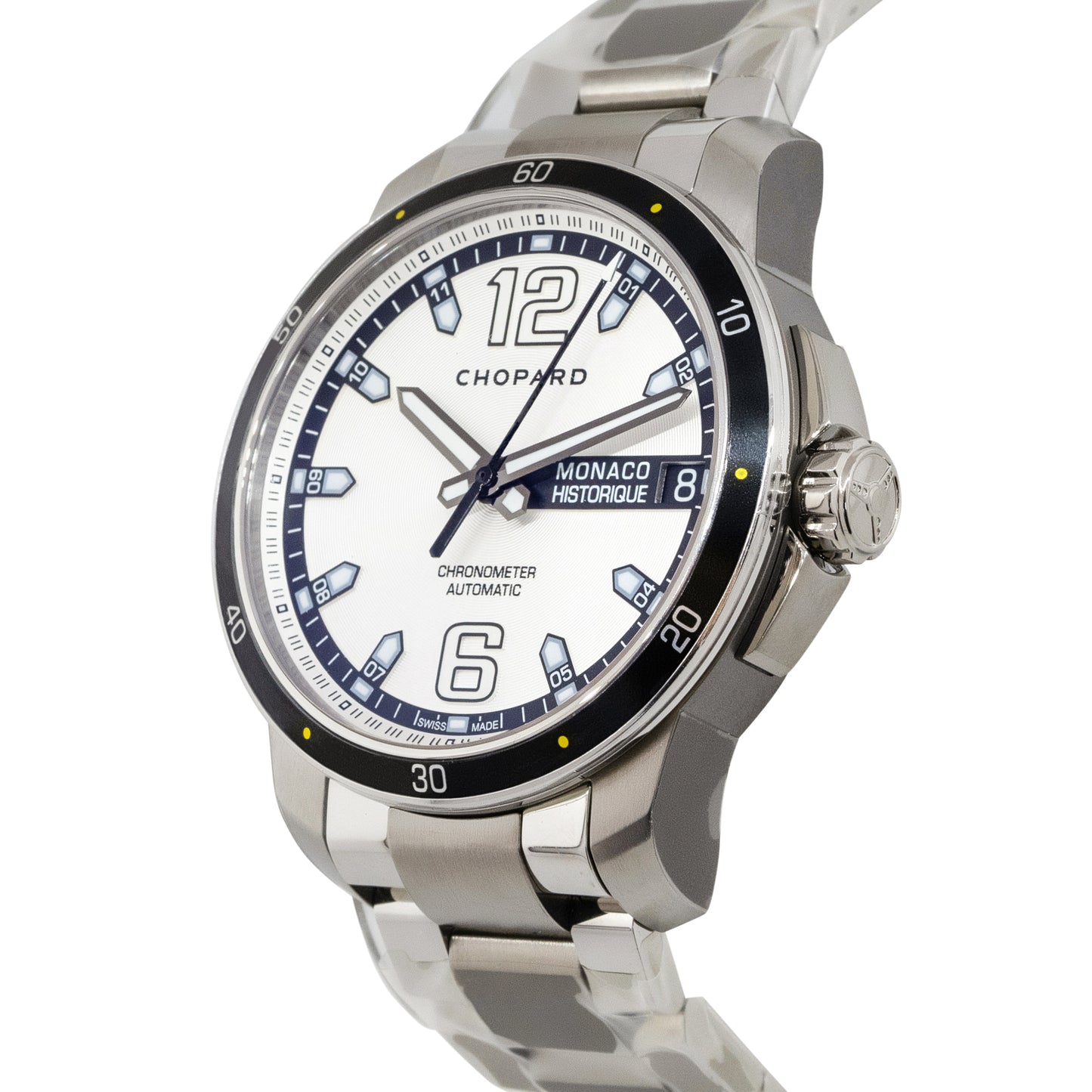 Chopard Grand Prix De Monaco Stainless Steel Silver Dial Watch