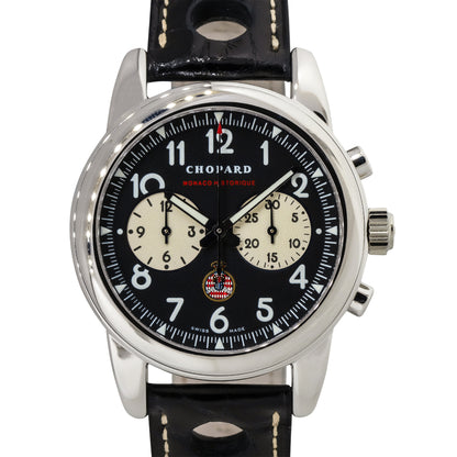 Chopard 161256-1002 Grand Prix De Monaco Stainless Steel Black Dial Watch