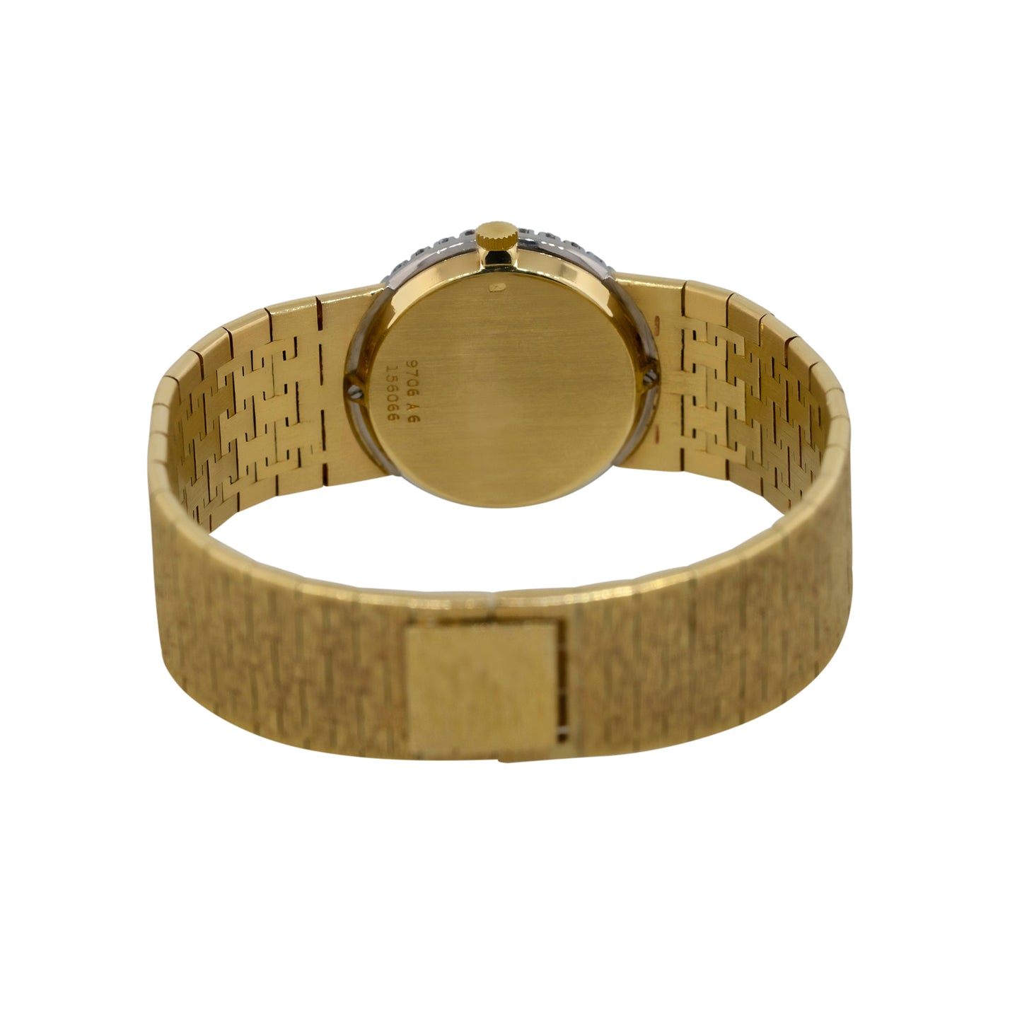 Piaget 9706A6 18k Yellow Gold Diamond & Sapphire Lapis Watch