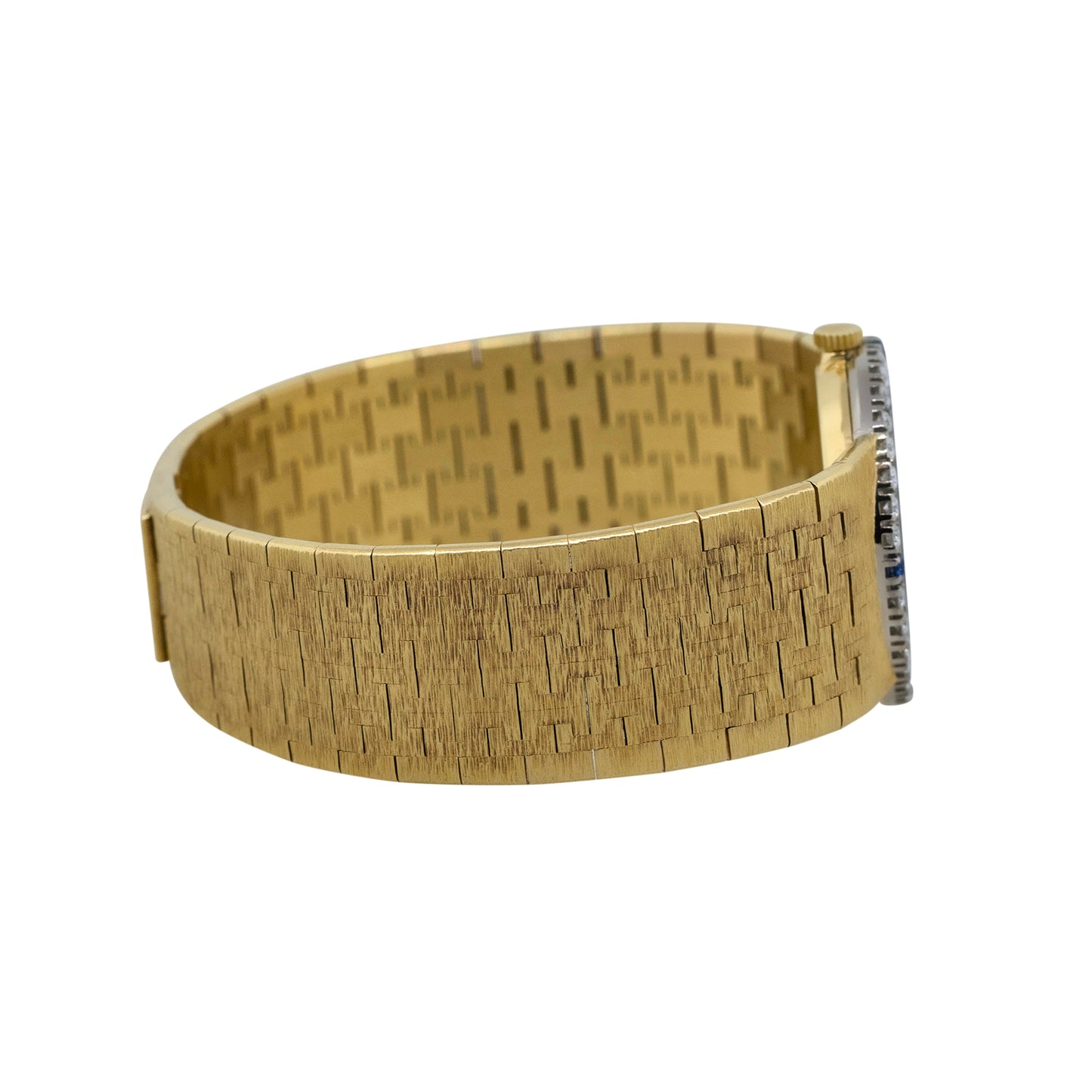 Piaget 9706A6 18k Yellow Gold Diamond & Sapphire Lapis Watch