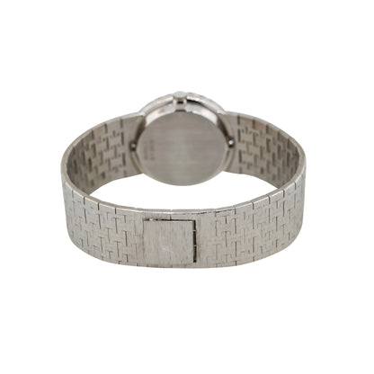 Piaget 9190A6 18k White Gold Mother Of Pearl Dial Diamond Watch