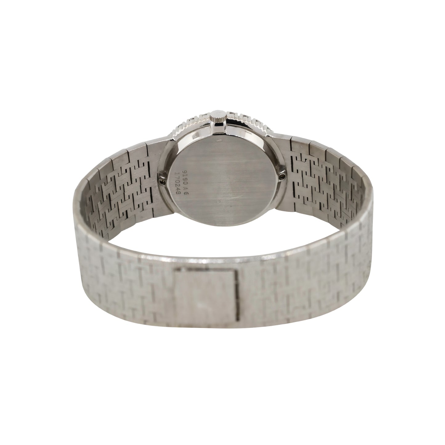 Piaget 9190A6 18k White Gold Mother Of Pearl Dial Diamond Watch