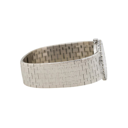 Piaget 9190A6 18k White Gold Mother Of Pearl Dial Diamond Watch