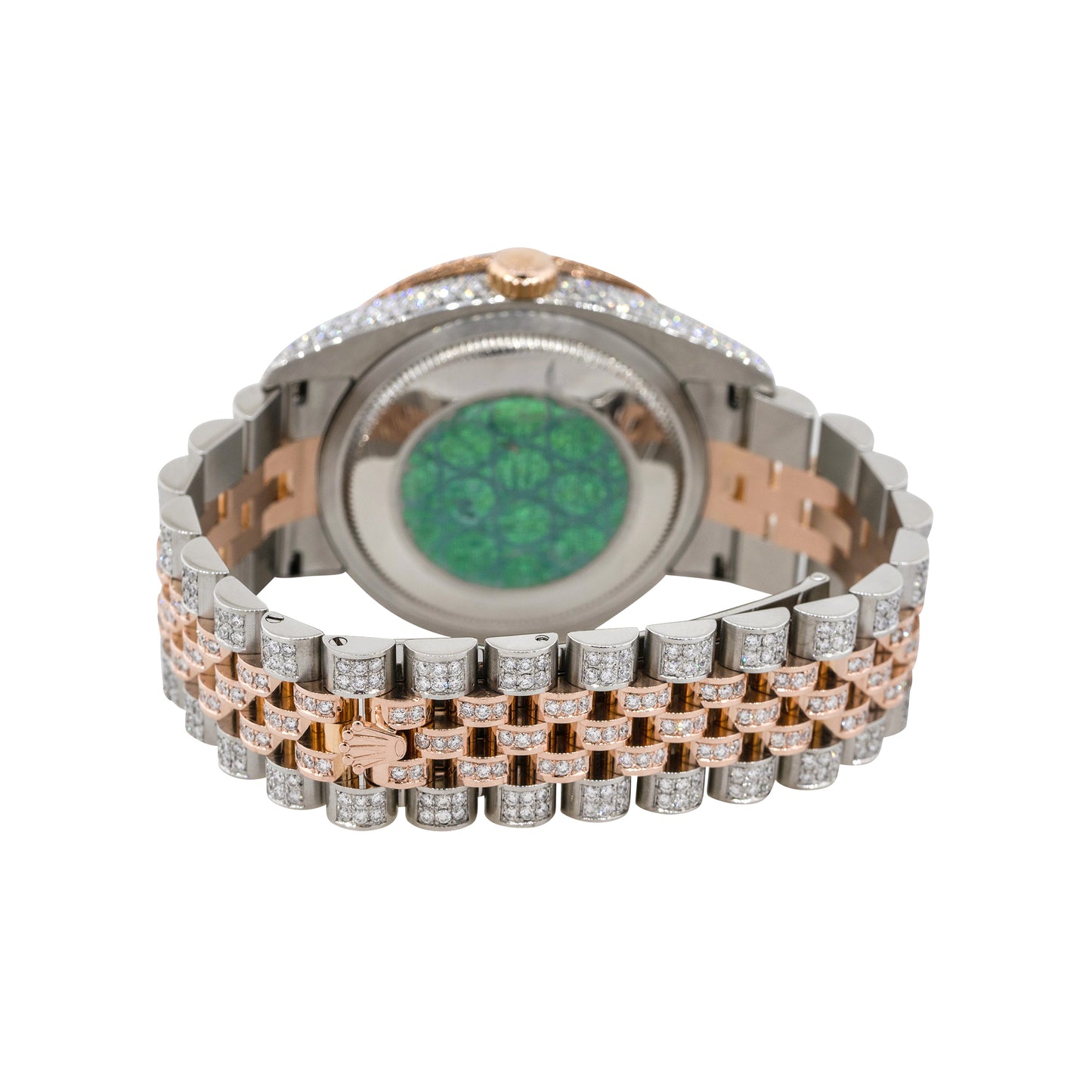 Rolex 116201 Datejust Two-Tone 12.49ctw Diamond Pave Watch