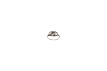 14k White Gold Two Stone Ring 1.25ctw of Natural Diamonds