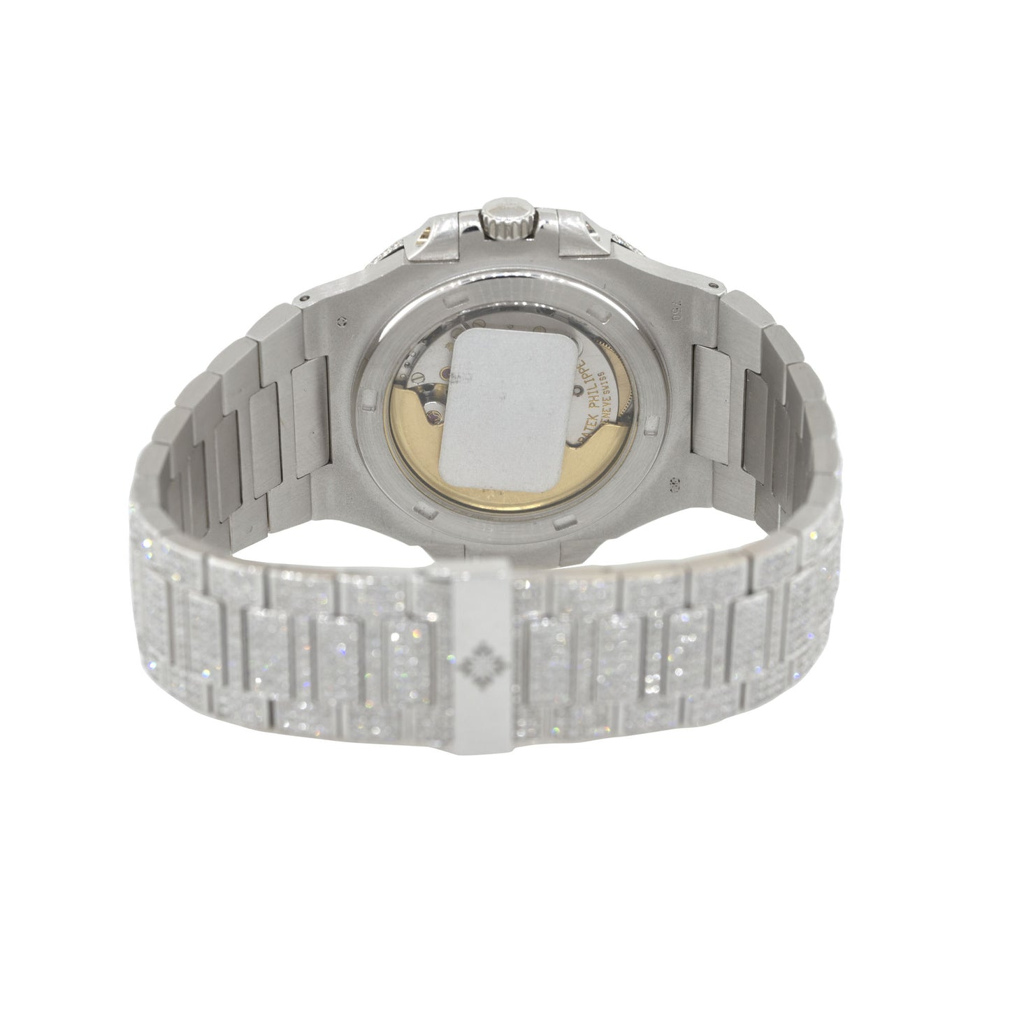 Aftermarket Patek Philippe 5711 18k White Gold All Diamond Watch