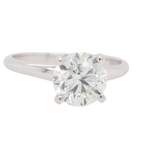 14k White Gold 2ct GIA Certified Diamond Engagement Ring