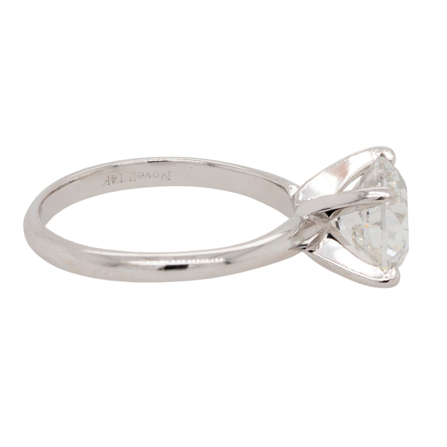 14k White Gold 2ct GIA Certified Diamond Engagement Ring