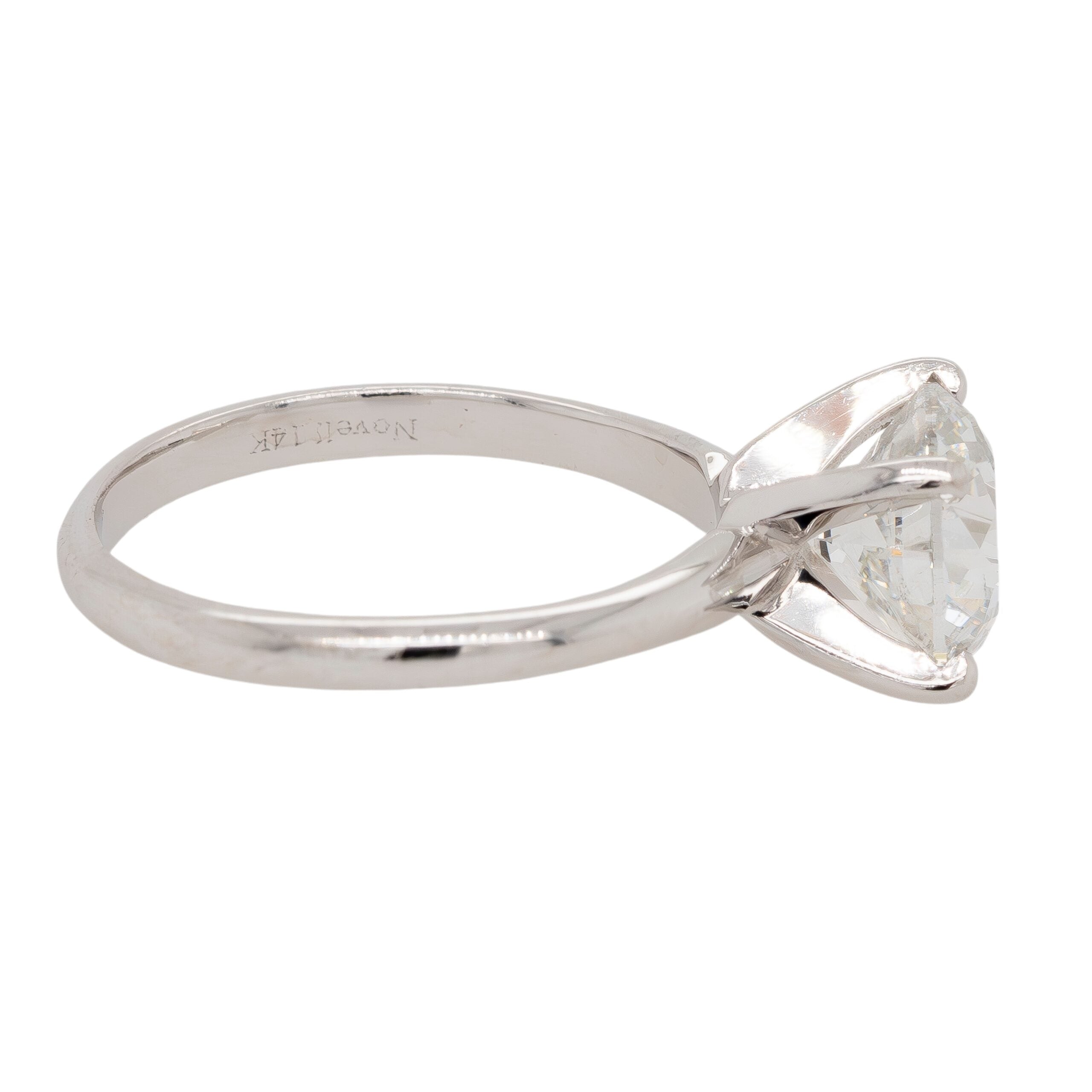 14k White Gold 2ct GIA Certified Diamond Engagement Ring