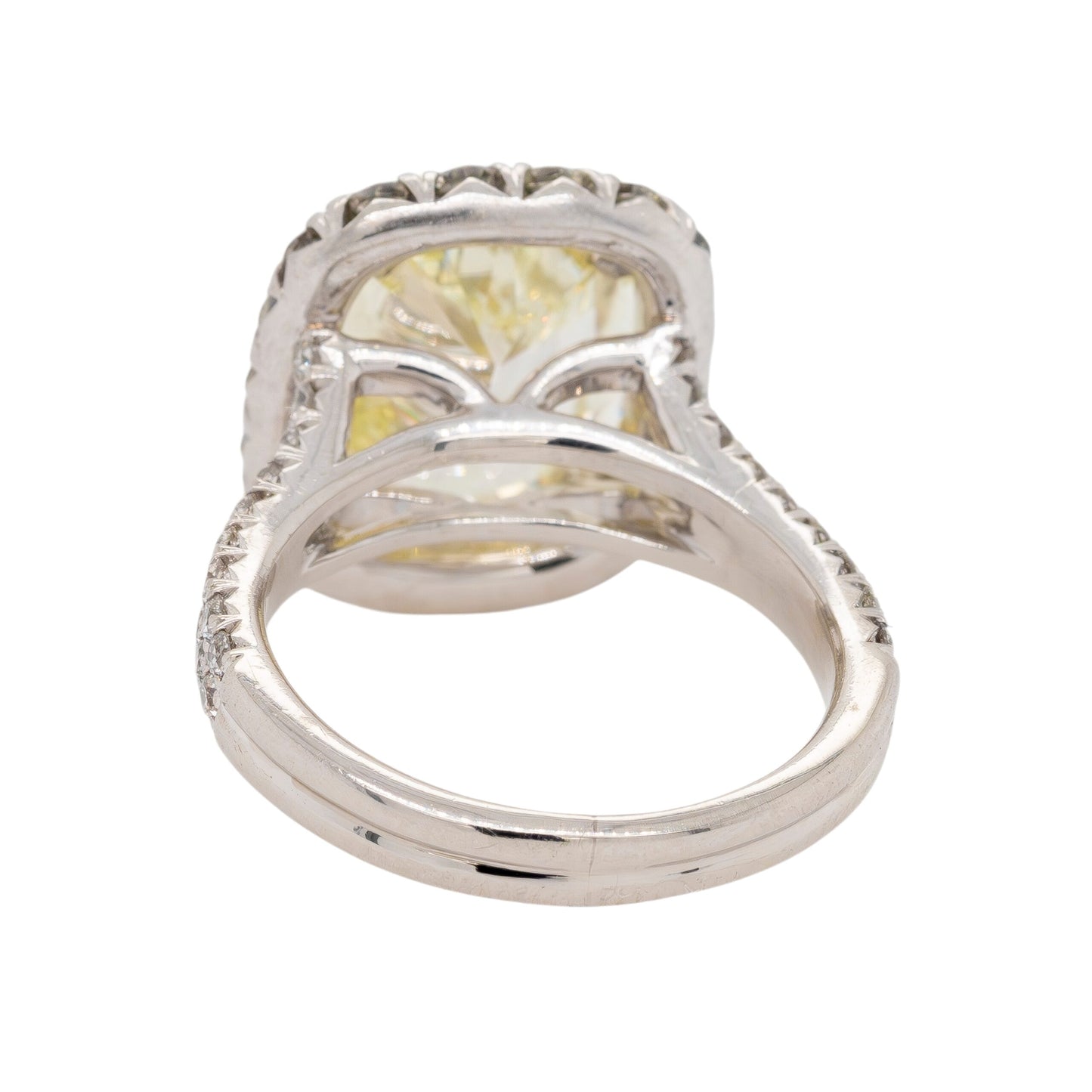 Henri Daussi Platinum Diamond Ring