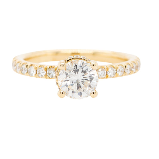 14k Yellow Gold GIA Certified 1.54ctw Solitaire Engagement Ring