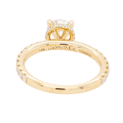 14K Yellow Gold GIA Certified 1.54ctw Solitaire Engagement Ring