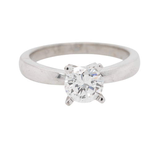 18k White Gold 1.05ct E VS1 Round Brilliant Diamond Engagement Ring