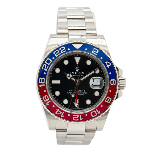 Rolex 116719 GMT-Master II "Pepsi" Watch in 18k White Gold