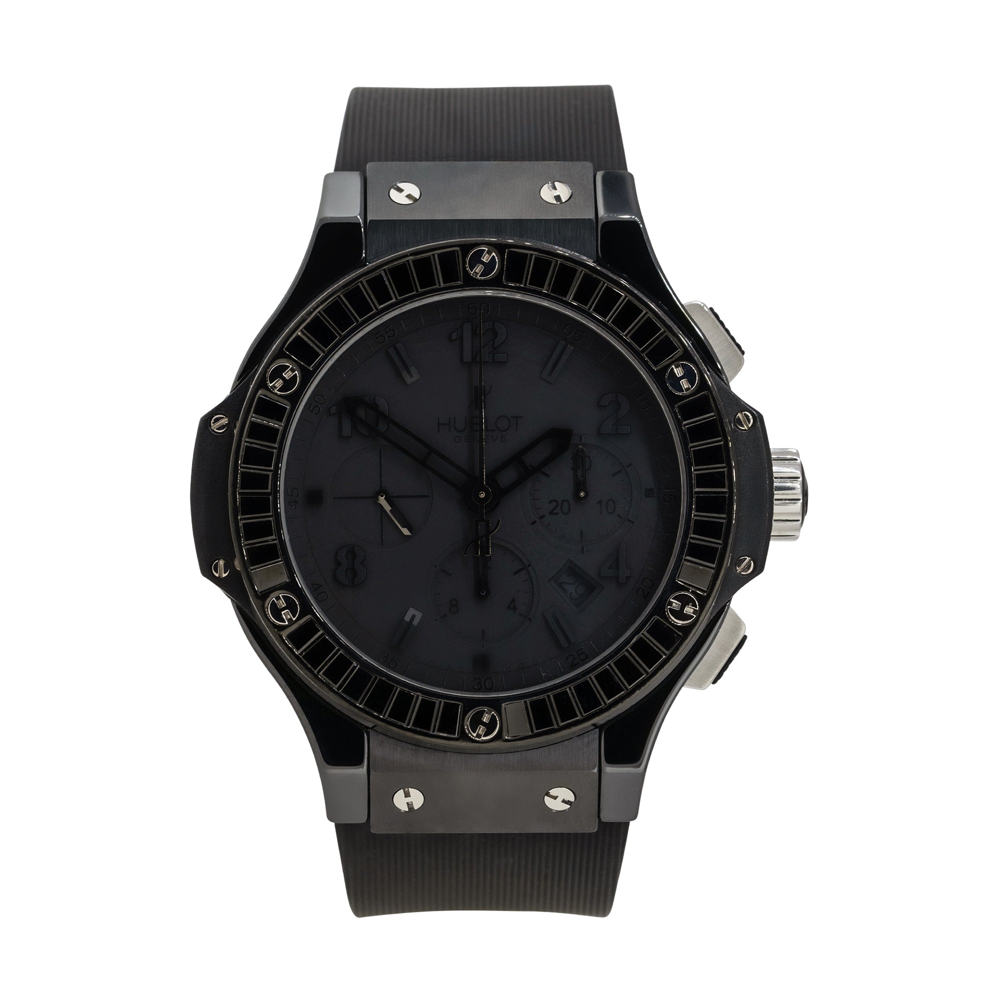 Hublot Big Bang All Black PVD Black Diamond Watch
