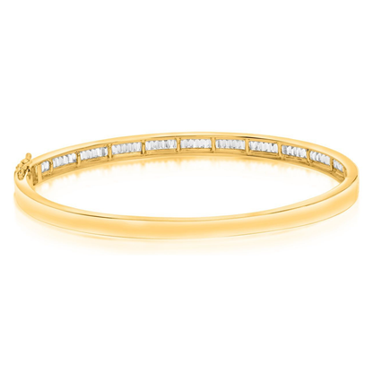Baguette Diamond Bangle — view 2