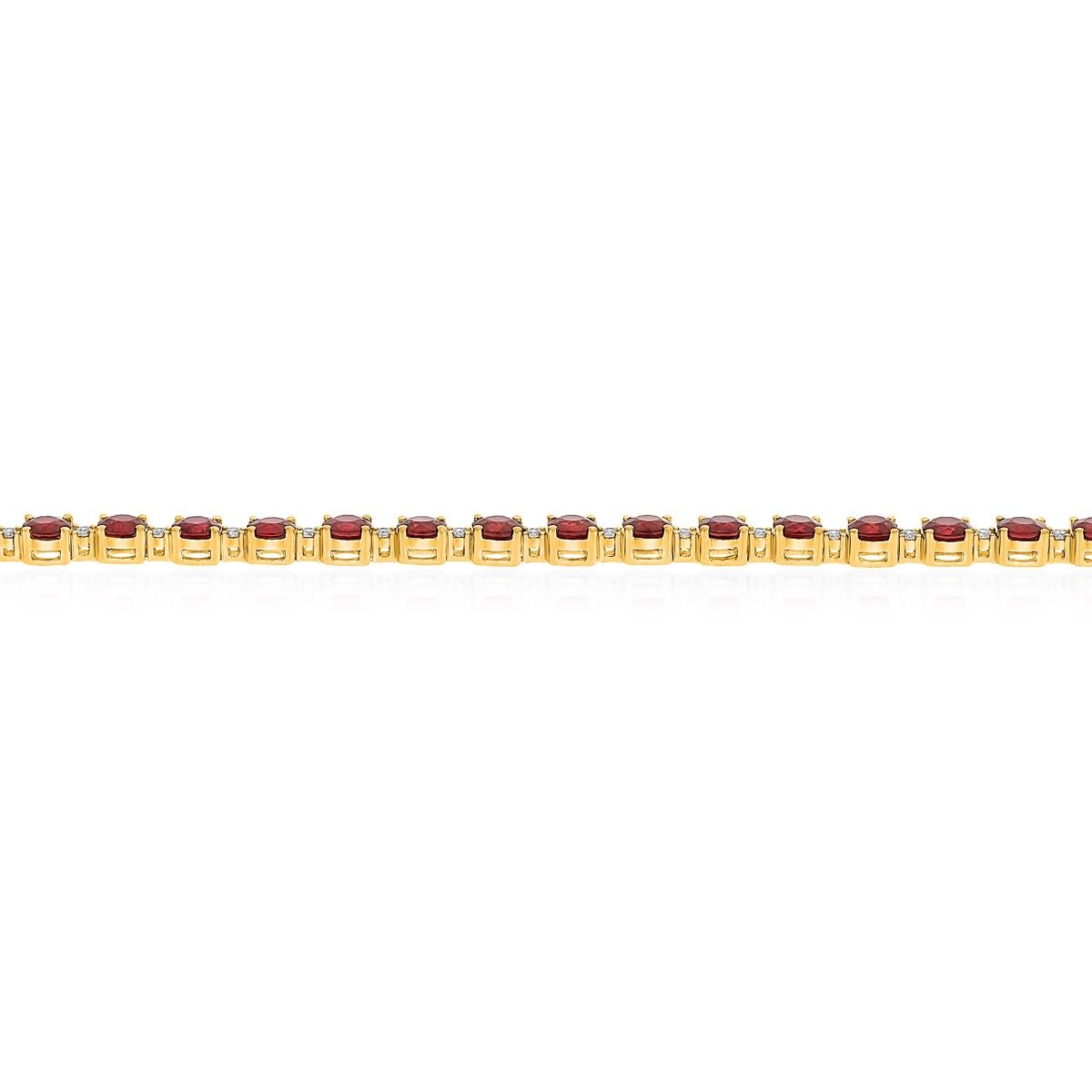 Round Ruby Bracelet — view 3