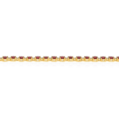Round Ruby Bracelet — view 3
