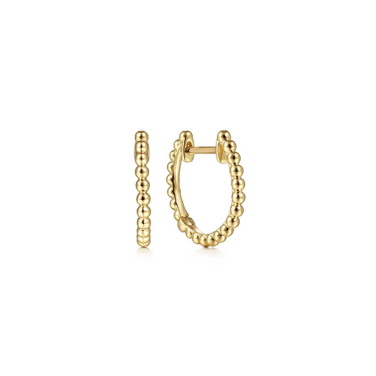 14K Yellow Gold Huggie Earrings-Bujukan — Gabriel & Co. EG14010Y4JJJ