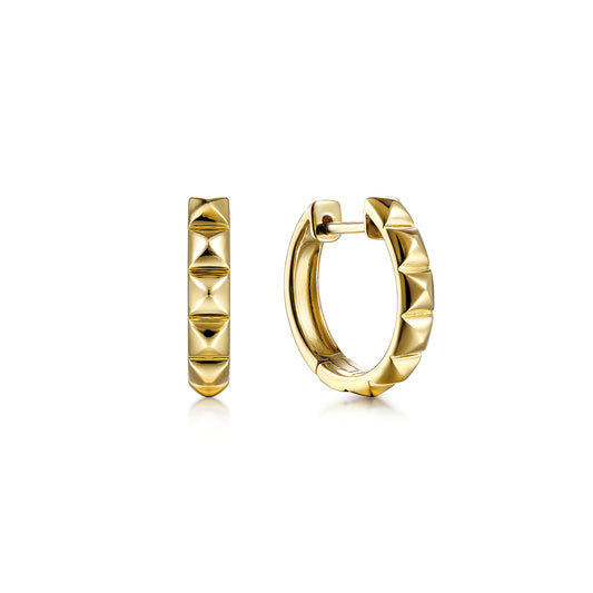Huggie Earrings 14K Yellow Gold 15mm — Gabriel & Co. EG14062Y4JJJ