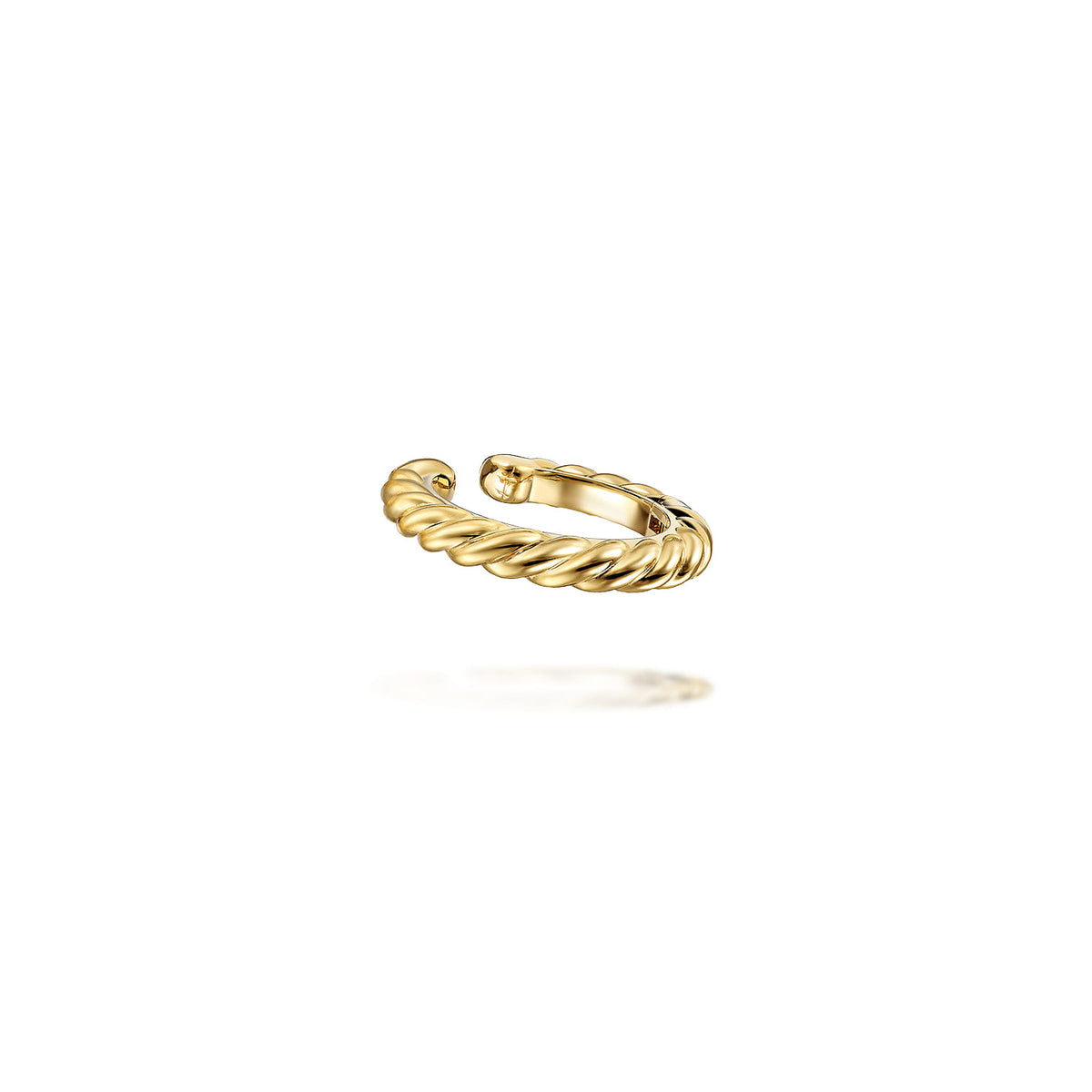 14K Yellow Gold 13mm Rope Single Cuff Earrings — Gabriel & Co. EG14245Y4JJJ