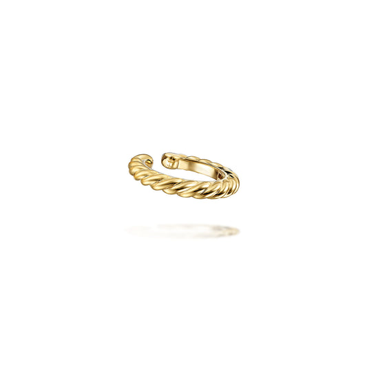 14K Yellow Gold 13mm Rope Single Cuff Earrings — Gabriel & Co. EG14245Y4JJJ