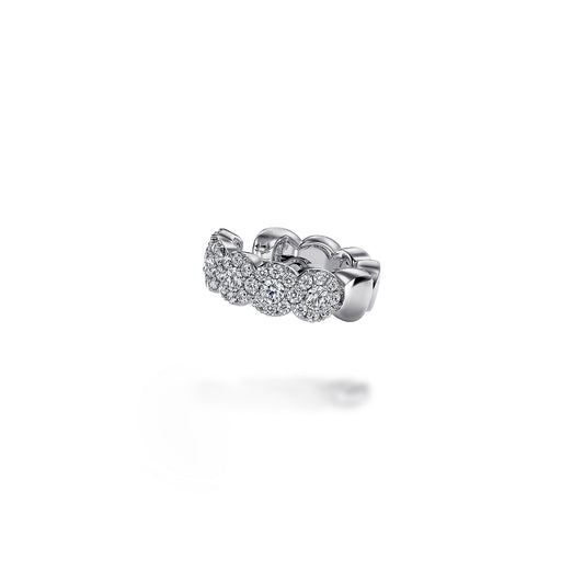 14K White Gold 13mm Diamond Earcuff Earring — Gabriel & Co. EG14248W45JJ