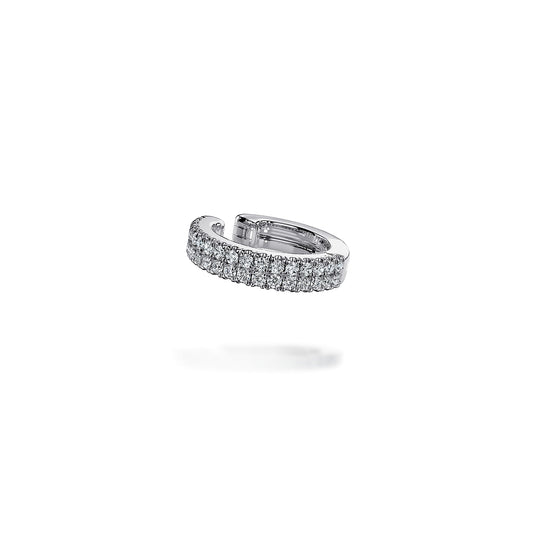 14K White Gold 10mm Diamond Earcuff Earring — Gabriel & Co. EG14251W45JJ