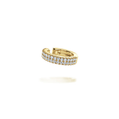 14K Yellow Gold 10mm Diamond Earcuff Earring — Gabriel & Co. EG14251Y45JJ
