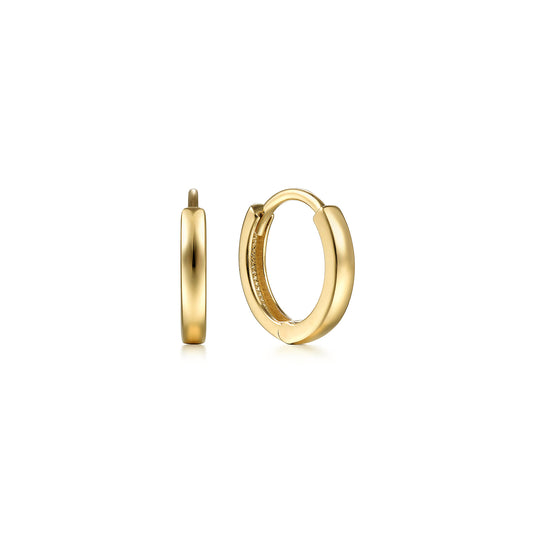 14K Yellow Gold Huggie Earrings — Gabriel & Co. EG14292Y4JJJ