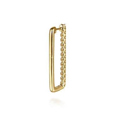 14K Yellow Gold Diamond Classic Paperclip Hoop Earrings — Gabriel & Co. EG15275Y45JJ