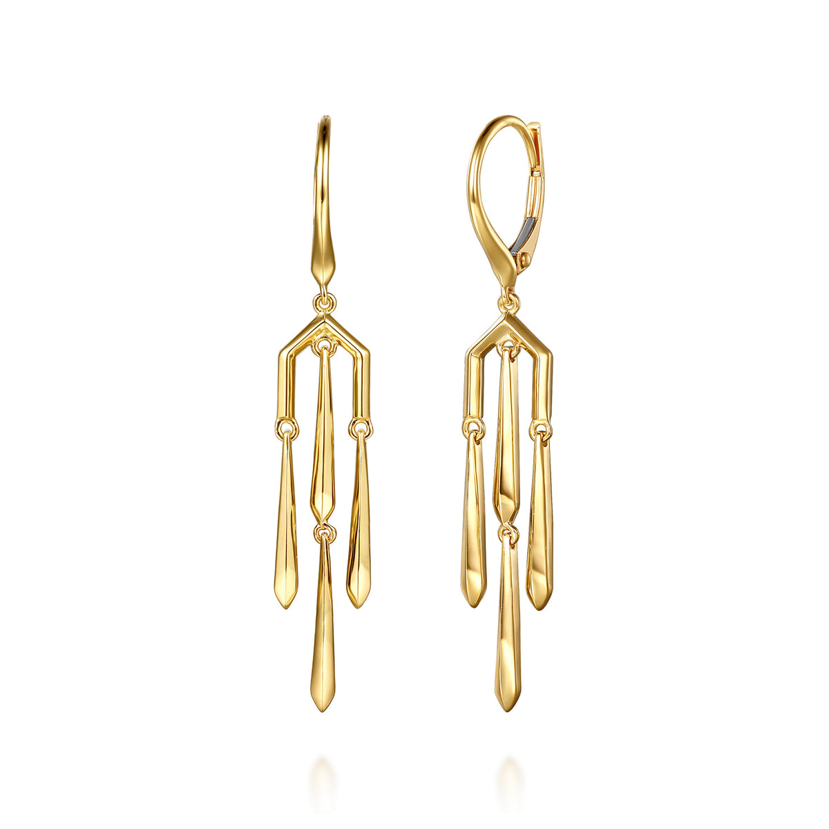 14K Yellow Gold Drop Chandelier Earrings — Gabriel & Co. EG15719Y4JJJ