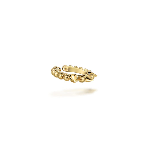 14K Yellow Gold Bujukan Bead Single Ear Cuff Earring — Gabriel & Co. EGS14453Y4JJJ