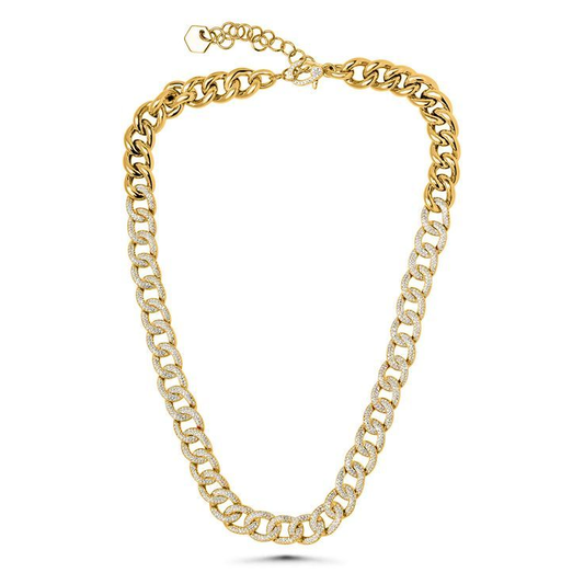 Round Diamond Necklace — view 1