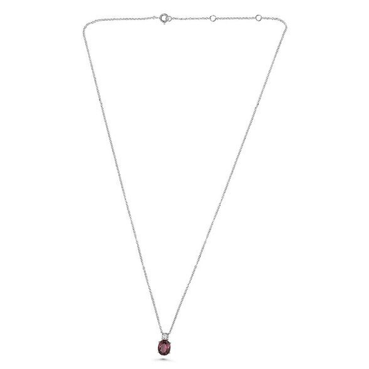 Oval Ruby Necklace — view 1