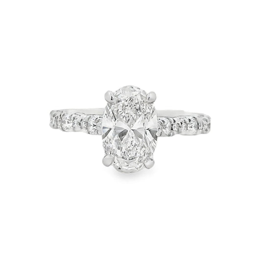 Oval Cut Diamond Ring 