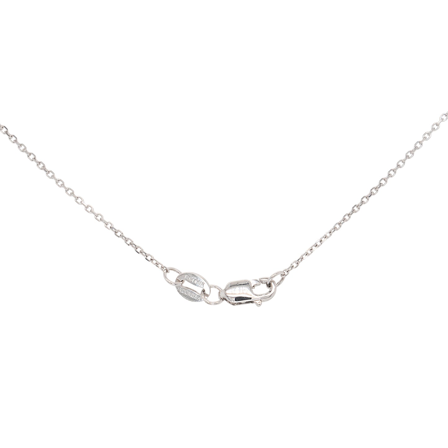 14k White Gold 0.50ctw Natural Diamond Pendant Necklace
