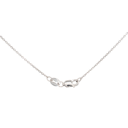 14k White Gold 0.50ctw Natural Diamond Pendant Necklace