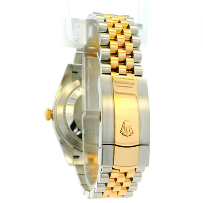 Rolex 126333 Datejust 18k Yellow Gold and Stainless Steel Factory Champagne Stick Dial