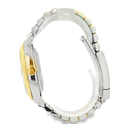 Rolex 126333 Datejust 18k Yellow Gold and Stainless Steel Factory Champagne Stick Dial