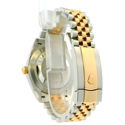 Rolex 126333 Datejust 18k Yellow Gold and Stainless Steel Factory Champagne Stick Dial