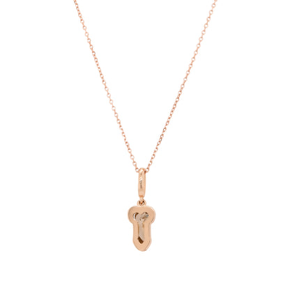 Natural Brown Penis Shape 0.83ctw Diamond Necklace