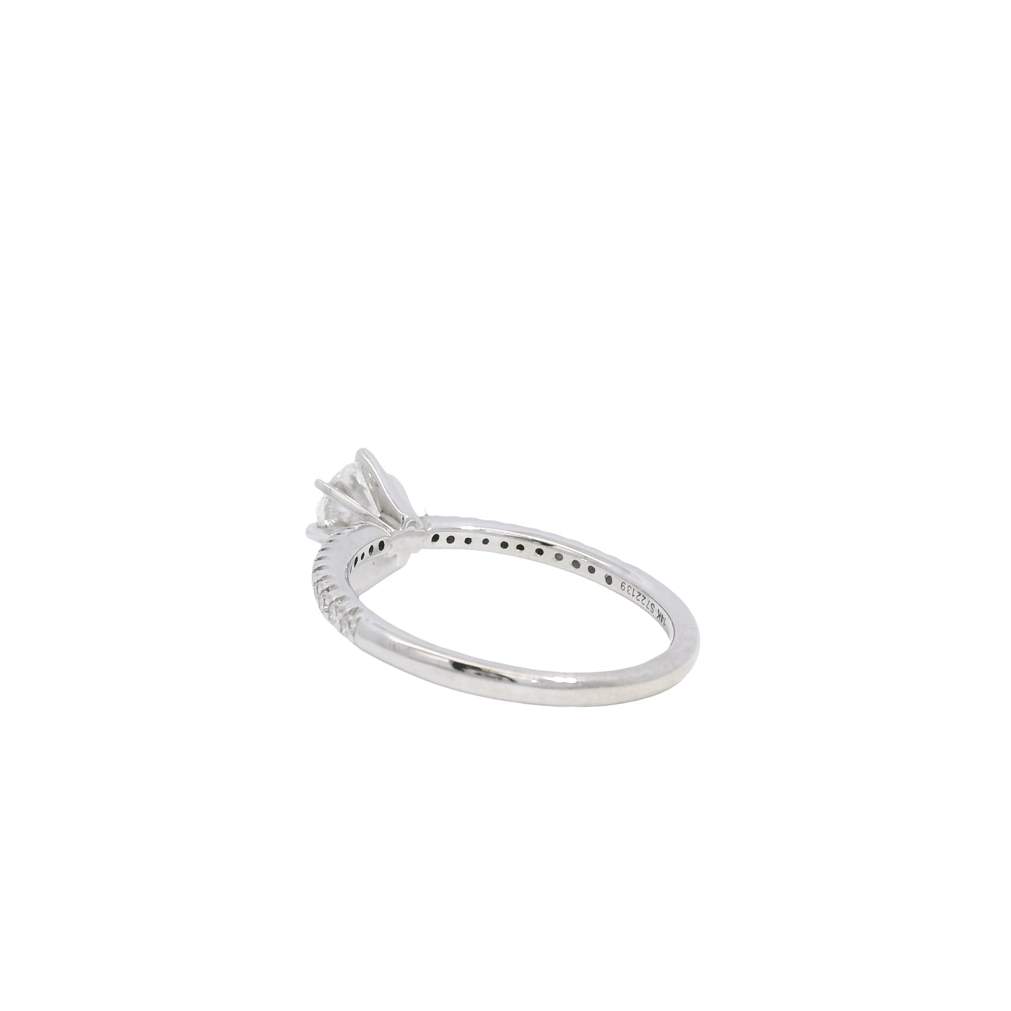 14k White Gold 0.70ct GIA Certified Diamond Engagement Ring