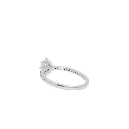 14k White Gold 0.70ct GIA Certified Diamond Engagement Ring