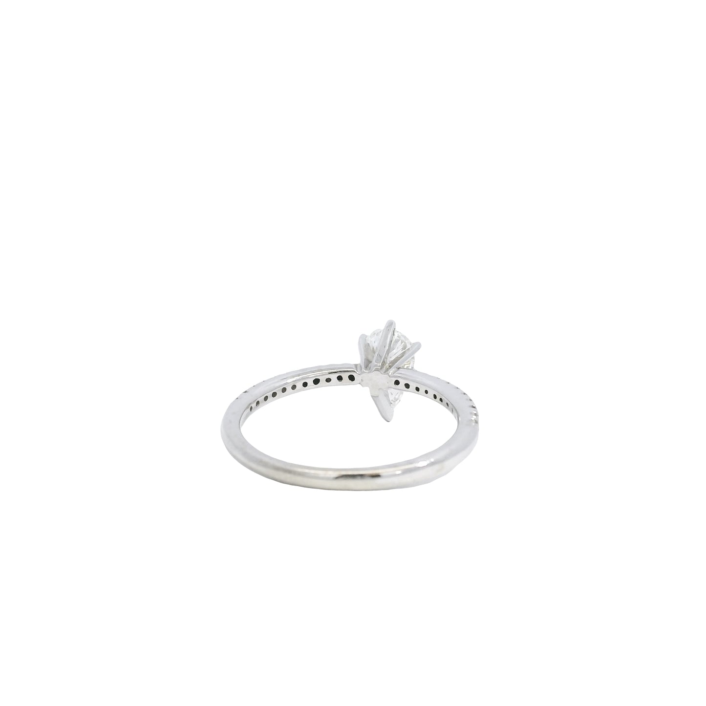 14k White Gold 0.70ct GIA Certified Diamond Engagement Ring