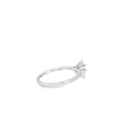 14k White Gold 0.70ct GIA Certified Diamond Engagement Ring